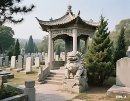 上海公墓中的
